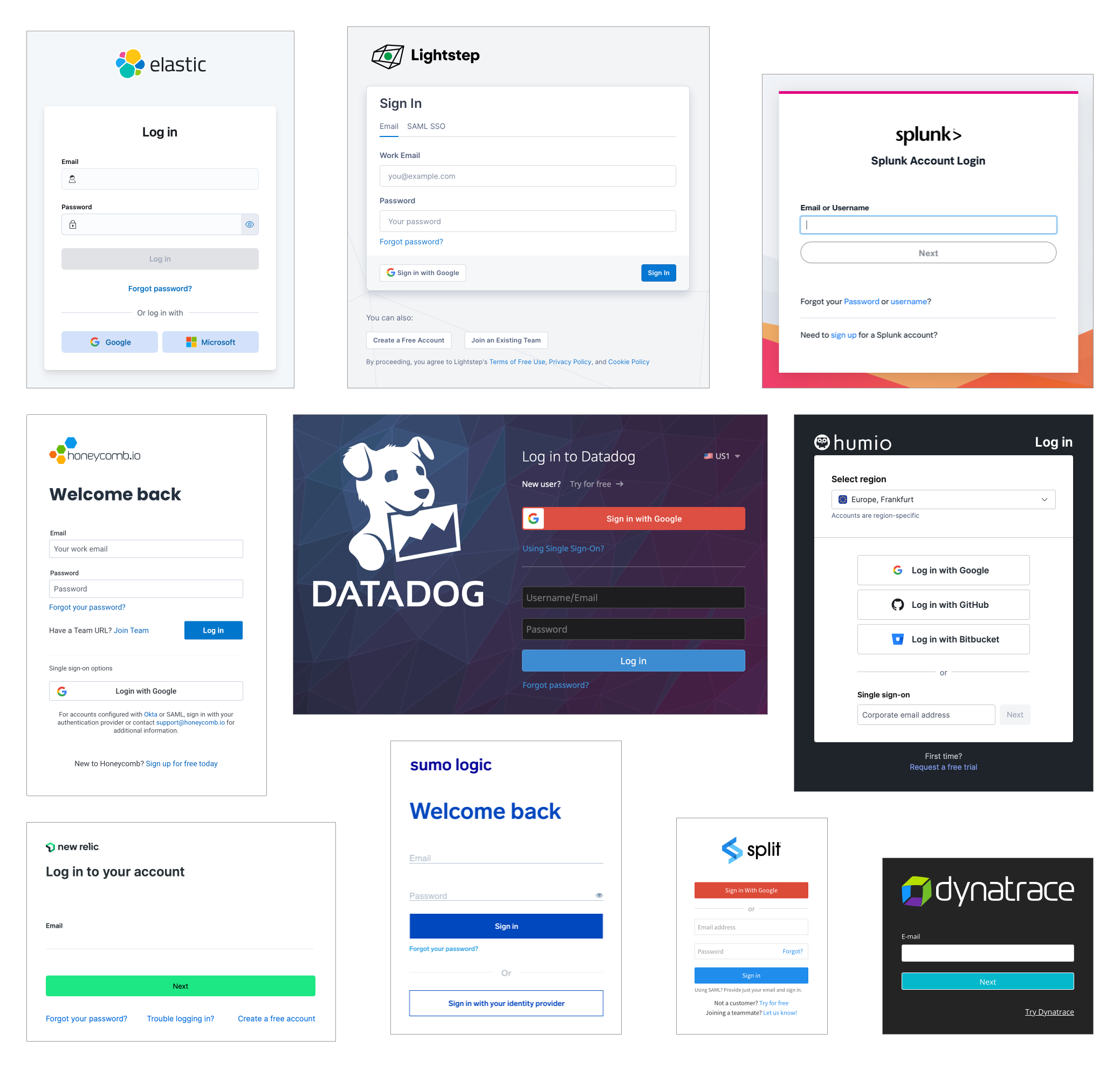 Showing 9 of the services we tested for onboarding workflows